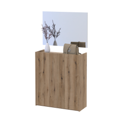 Hallway Doros Kassel with mirror Oak Ewok 3 chipboard 97x40x110 (42005500)